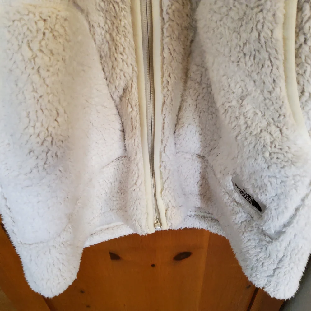 The North Face Kids White Fleece Jacket